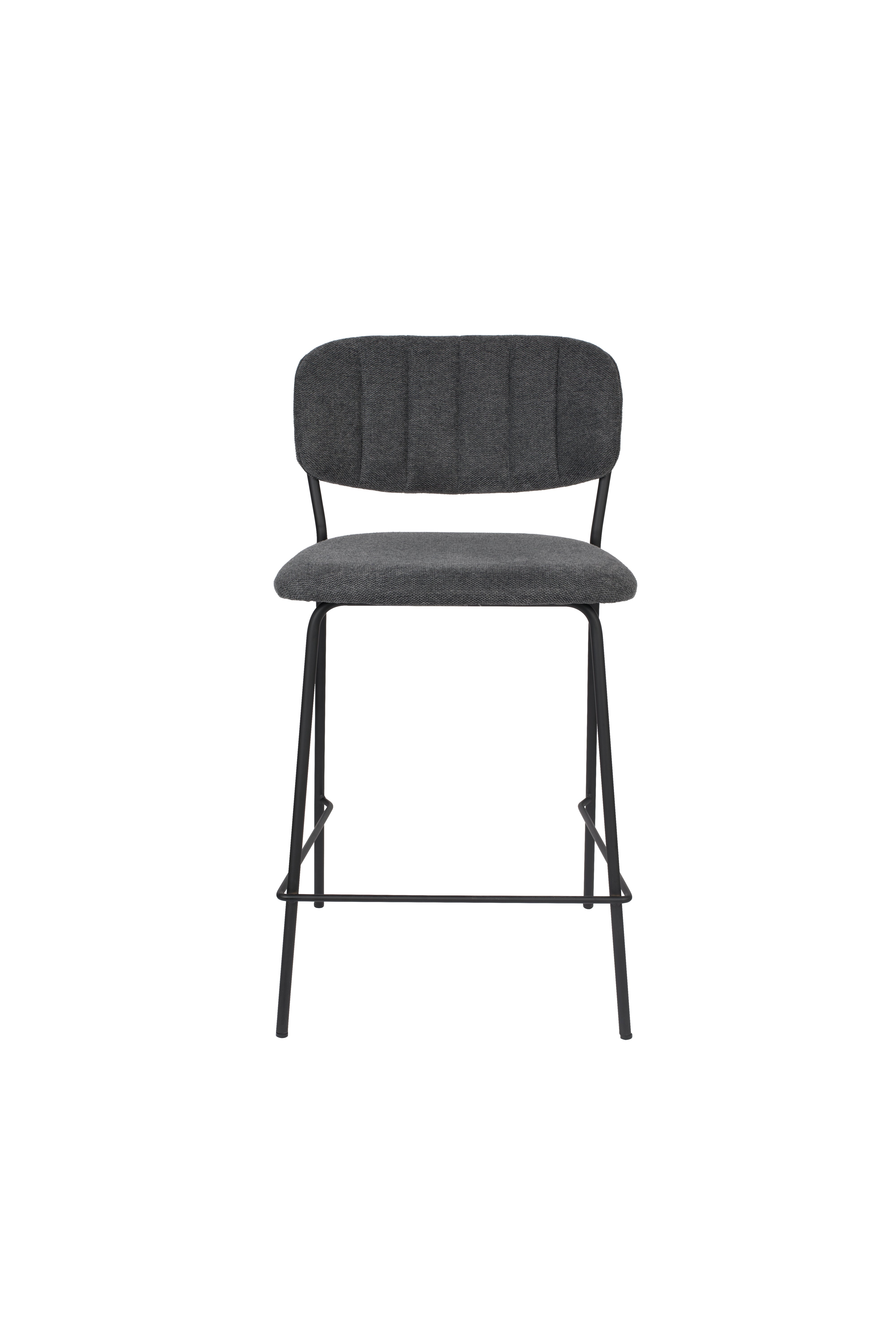 Counter Stool Jolien Black/Dark Grey